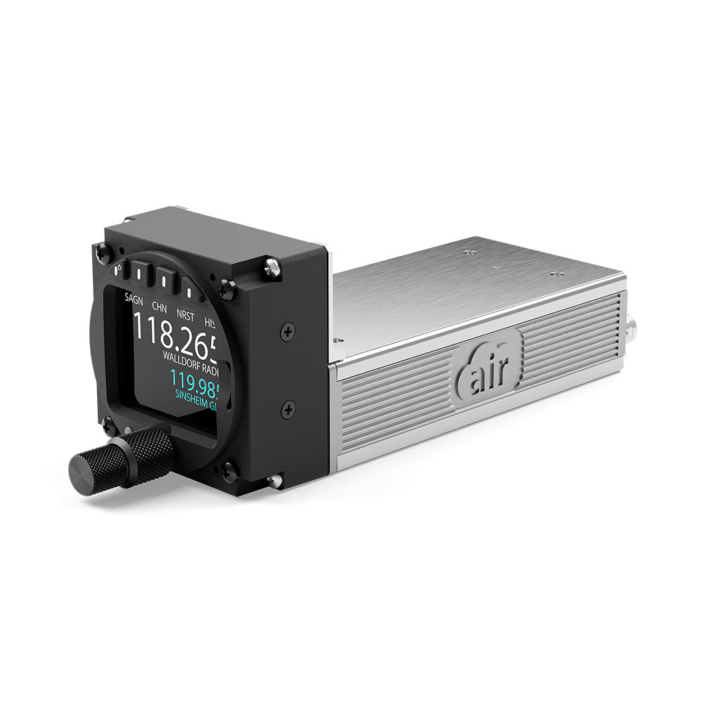 AIR Control Display (ACD-57), AIR Com (AC-1), and a mounting bracket to connect both units into a single block.