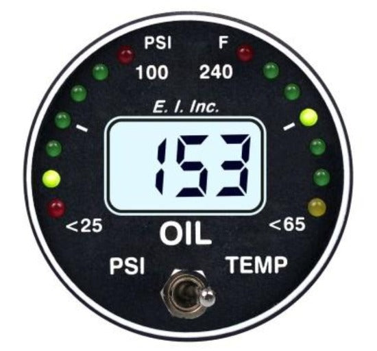 OPT-1 Oil Pressure and Temp Instrument - Gulf Coast Avionics