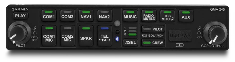 GMA 245/245R Audio Panels - Pacific Coast Avionics