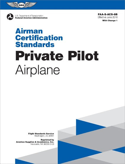 ASA Private Pilot Airman Certification Standards - Airplane (Softcover)