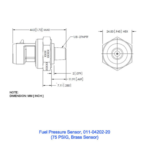 G3X Fuel Pressure Sender (Injected)