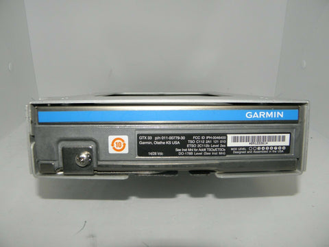 Pre-Owned Garmin GTX-33 Remote-Mounted Transponder **w/ ES UPGRADE** - Pacific Coast Avionics