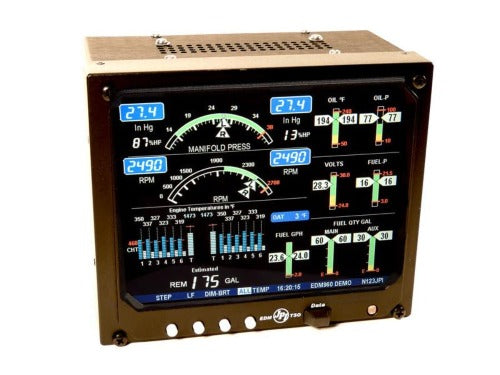EDM-960 All In One Engine Monitor - Twin Engine System - Pacific Coast Avionics