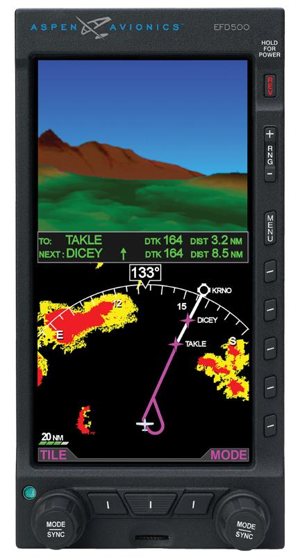 ASPEN AVIONICS EFD500 MFD | MFD500 | Pacific Coast Avionics