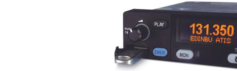 TY96A Aviation Slimline VHF Radio (25 kHz Only, 10W) - Pacific Coast Avionics