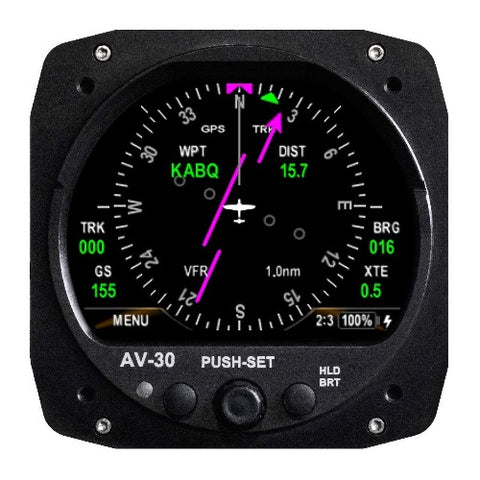 AV-30 Primary Flight Display - Certified - Pacific Coast Avionics
