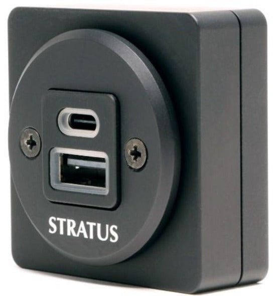Stratus Power Pro USB-A/USB-C Panel Mount Charger - Pacific Coast Avionics