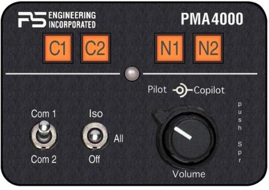 PMA4000 Audio Panel - Pacific Coast Avionics