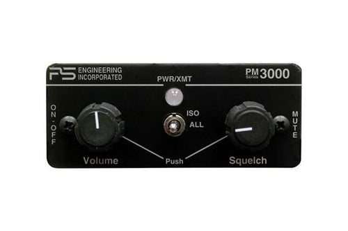 PM3000 4-Place stereo Panel Mount Intercom w/ Pilot Isolate