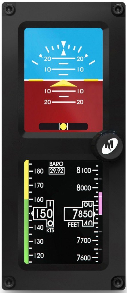 MID-CONTINENT INSTRUMENTS AND AVIONICS SAM 2-inch Standby Attitude ...